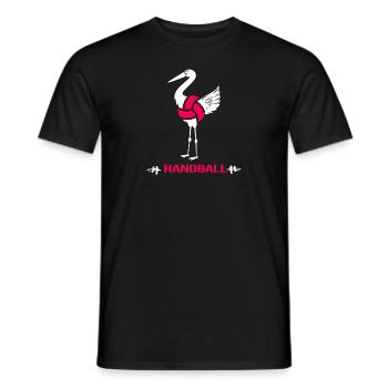 Handball Sprungwurf Handballfan Handballer - Männer T-Shirt - Schwarz - Vorne - AI Model Male 178 light (178cm)