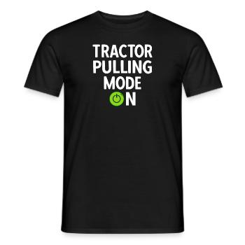 Tractor Pulling Tractor Driver Tractor Puller - Männer T-Shirt - Schwarz - Vorne - AI Model Male 178 light (178cm)
