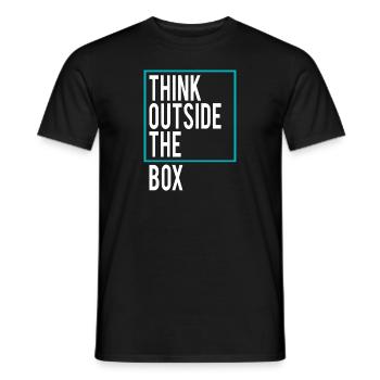 Sortez des sentiers battus - T-shirt homme - noir - Devant - AI Model Male 178 light (178cm)