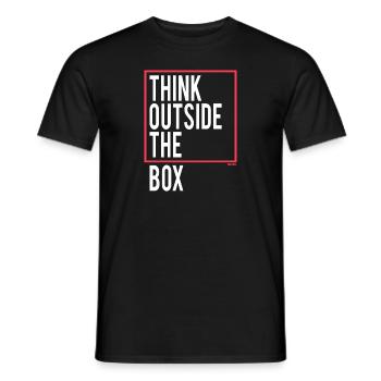 Sortez des sentiers battus - T-shirt homme - noir - Devant - AI Model Male 178 light (178cm)