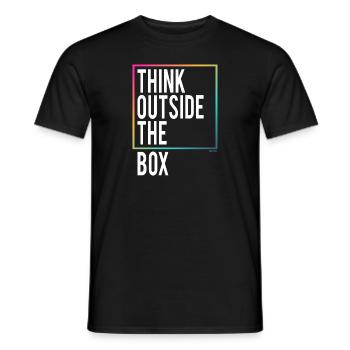 Sortez des sentiers battus - T-shirt homme - noir - Devant - AI Model Male 178 light (178cm)