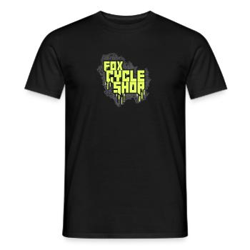 FCS Paintrun border - Men's T-Shirt - black - Front - AI Model Male 178 light (178cm)