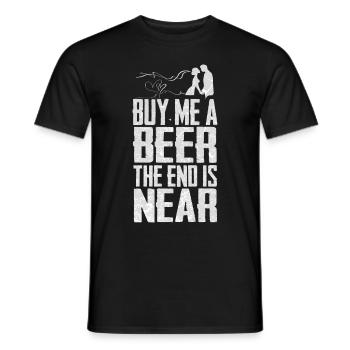 Drôle de sort pour célibataires - T-shirt homme - noir - Devant - AI Model Male 178 light (178cm)