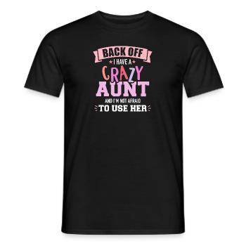 Tante - Männer T-Shirt - Schwarz - Vorne - AI Model Male 178 light (178cm)