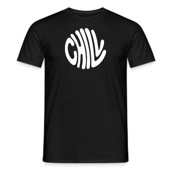 Chill - Men's T-Shirt - black - Front - AI Model Male 178 light (178cm)
