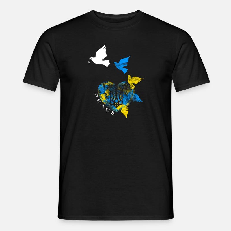 Ukraine - Männer T-Shirt - Schwarz