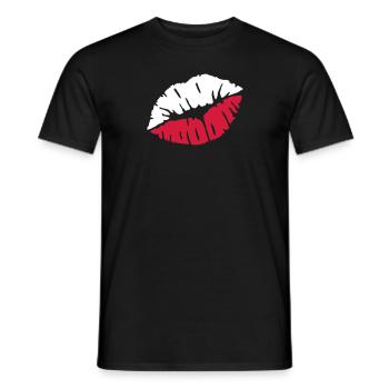 Poland - Men's T-Shirt - black - Front - AI Model Male 178 light (178cm)