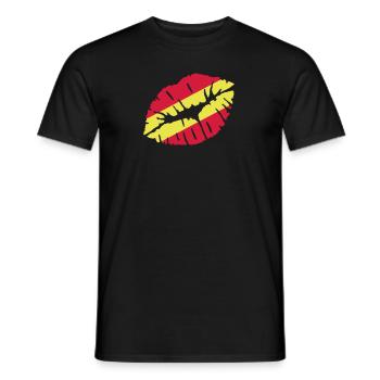 Spain - Men's T-Shirt - black - Front - AI Model Male 178 light (178cm)