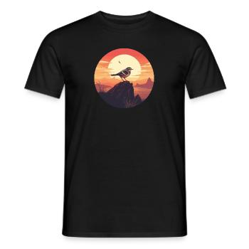Troglodyte - T-shirt homme - noir - Devant - AI Model Male 178 light (178cm)