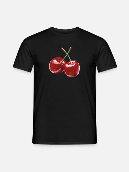 Cherry - Men's T-Shirt - black