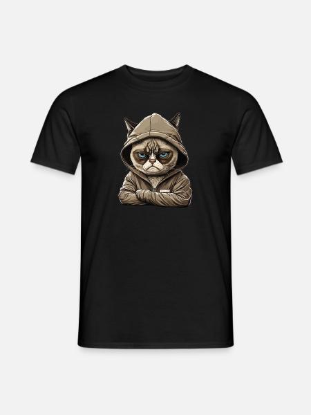 Mitarbeiter Arbeitskollegen Teenager Katzen - Männer T-Shirt - Schwarz