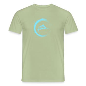 Schwertfisch - Männer T-Shirt - Sage - Vorne - AI Model Male 178 light (178cm)