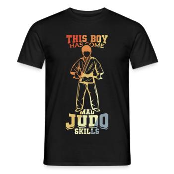 Enfant de judo - T-shirt homme - noir - Devant - AI Model Male 178 light (178cm)
