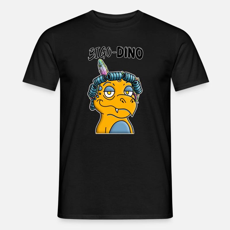 Lockenwickler - Männer T-Shirt - Schwarz