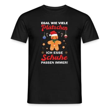 Weihnachten Merry Christmas Weihnachtsoutfit  - Männer T-Shirt - Schwarz - Vorne - AI Model Male 178 light (178cm)