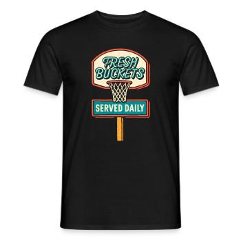Basketball Spruch Humor Basketballer Geschenkidee - Männer T-Shirt - Schwarz - Vorne - AI Model Male 178 light (178cm)