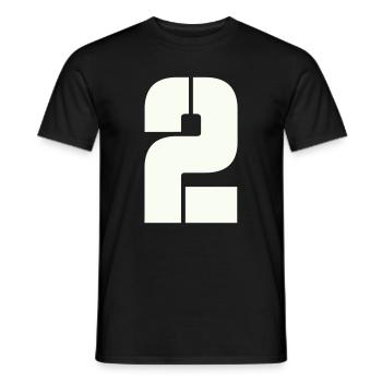2 - T-shirt homme - noir - Devant - AI Model Male 178 light (178cm)