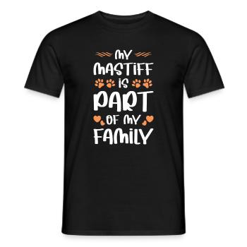 MASTIFF - Männer T-Shirt - Schwarz - Vorne - AI Model Male 178 light (178cm)