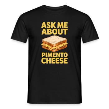 Cadeau au fromage piment piment de la Jamaise - T-shirt homme - noir - Devant - AI Model Male 178 light (178cm)