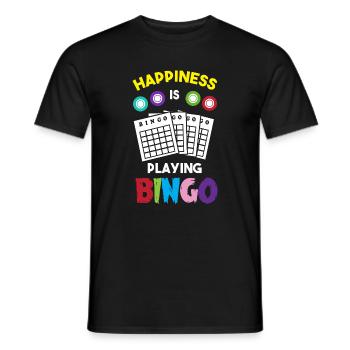 Bingo - Men's T-Shirt - black - Front - AI Model Male 178 light (178cm)