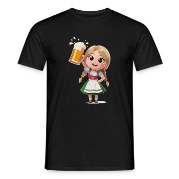 Prostella – zum Wohl! - Männer T-Shirt - Schwarz - Vorne - AI Model Male 178 light (178cm)