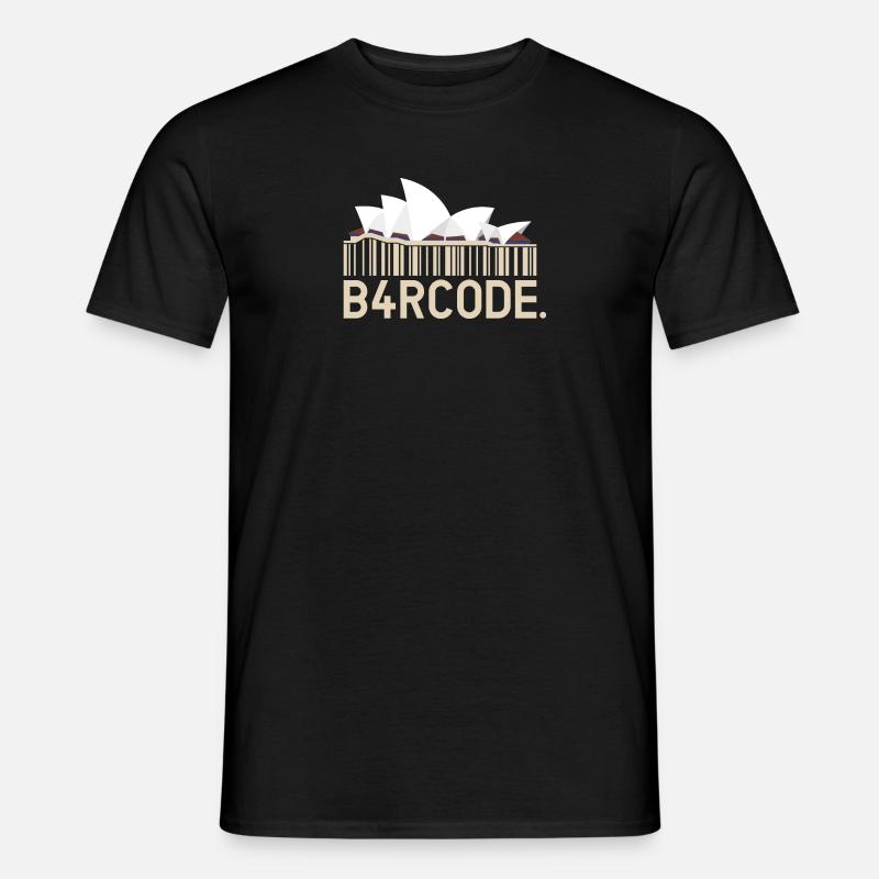 B4RCODE. Sydney - Männer T-Shirt - Schwarz