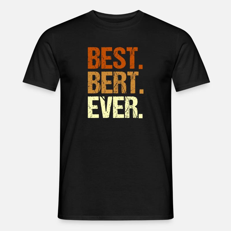 Bert - Männer T-Shirt - Schwarz