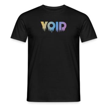 VOID LIQUID - Männer T-Shirt - Schwarz - Vorne - AI Model Male 178 light (178cm)