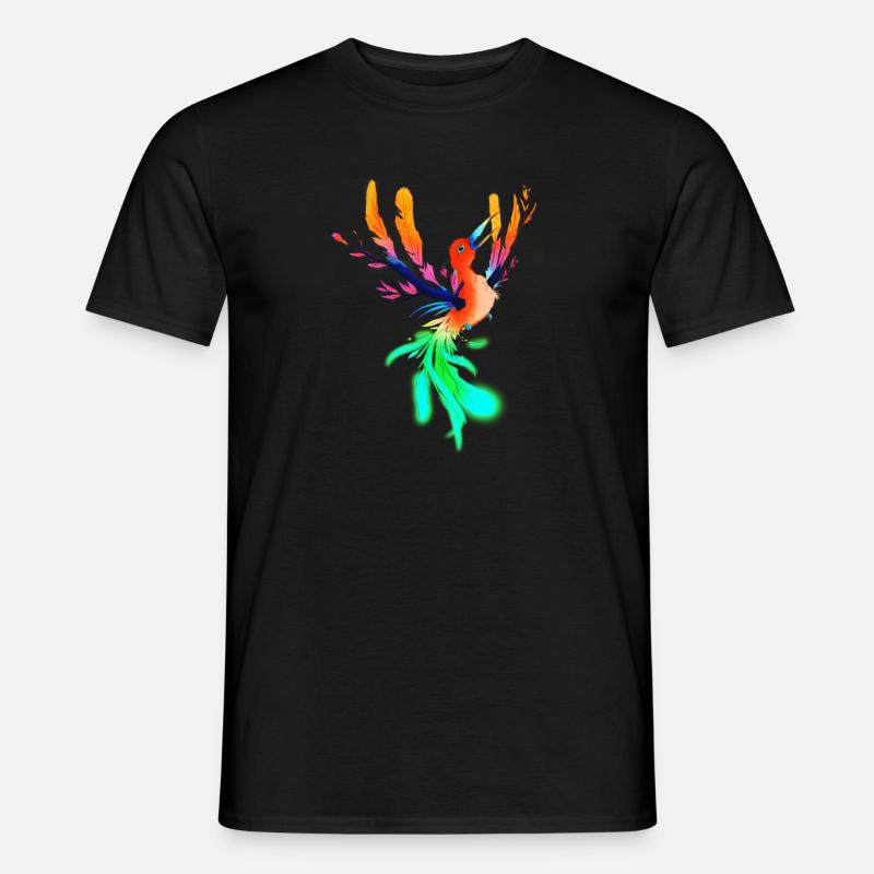 Paradiesvogel - Männer T-Shirt - Schwarz