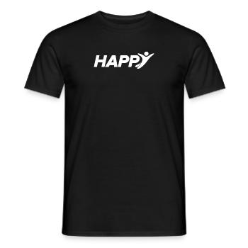 Content - T-shirt homme - noir - Devant - AI Model Male 178 light (178cm)