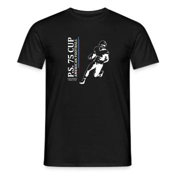 American Football - Männer T-Shirt - Schwarz - Vorne - AI Model Male 178 light (178cm)