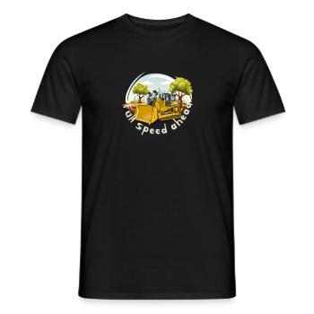 Bulldozer en plein essor - T-shirt homme - noir - Devant - AI Model Male 178 light (178cm)