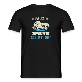 It Was Like That - Männer T-Shirt - Schwarz - Vorne - AI Model Male 178 light (178cm)