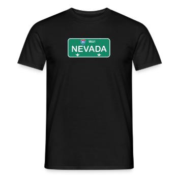 Nevada - Men's T-Shirt - black - Front - AI Model Male 178 light (178cm)