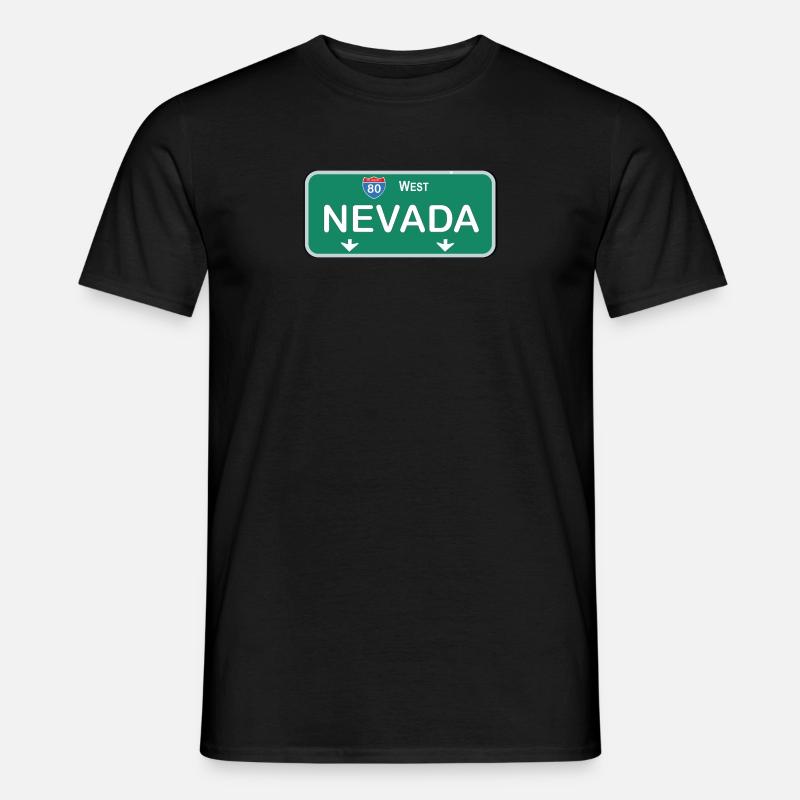 Nevada - Männer T-Shirt - Schwarz
