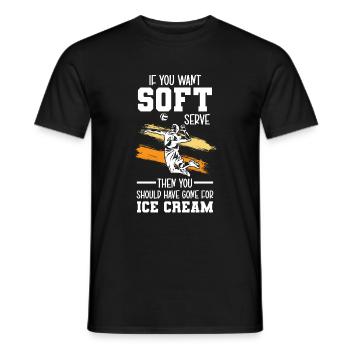 Joueur de volleyball Entraîneur de ballon de plage - T-shirt homme - noir - Devant - AI Model Male 178 light (178cm)