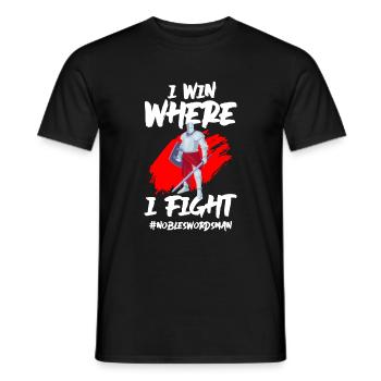 Swordsman Fighter Dagger Japon - T-shirt homme - noir - Devant - AI Model Male 178 light (178cm)