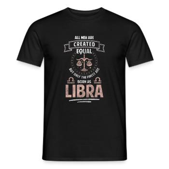 Horoskop Sternbild September Aberglauben - Männer T-Shirt - Schwarz - Vorne - AI Model Male 178 light (178cm)