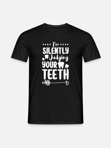 Teeth Profession Nursing Jaw - Men's T-Shirt - black