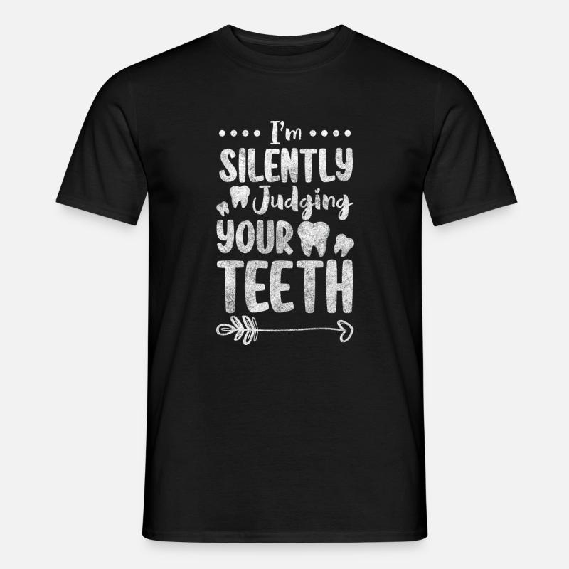 Teeth Vocation Braces Toothpaste - Men’s T-shirt - black