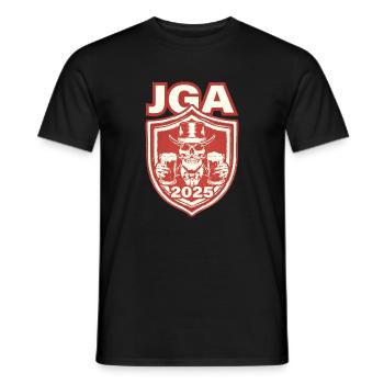 Enterrement de vie de garçon 2025 Crâne d’enterrement de vie de garçon - T-shirt homme - noir - Devant - AI Model Male 178 light (178cm)