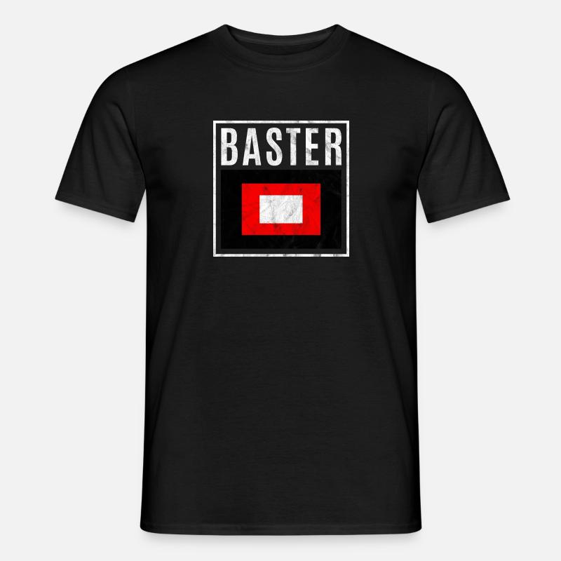 Baster - Männer T-Shirt - Schwarz