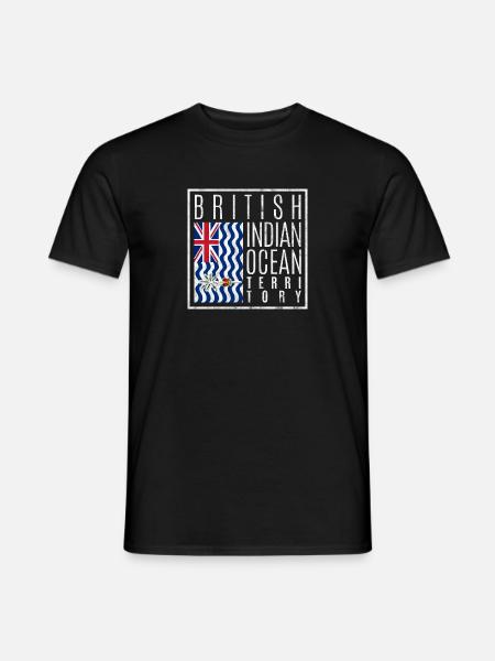 British Indian Ocean Territory - Men's T-Shirt - black