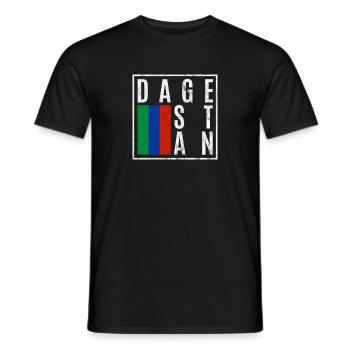 Daguestan - T-shirt homme - noir - Devant - AI Model Male 178 light (178cm)