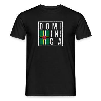 Dominica - Men's T-Shirt - black - Front - AI Model Male 178 light (178cm)