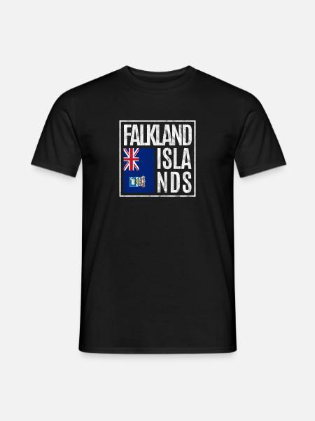 Falkland Islands - Men's T-Shirt - black