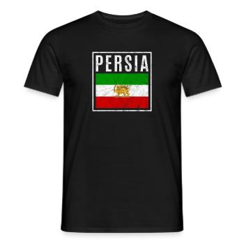 Persia - Men's T-Shirt - black - Front - AI Model Male 178 light (178cm)