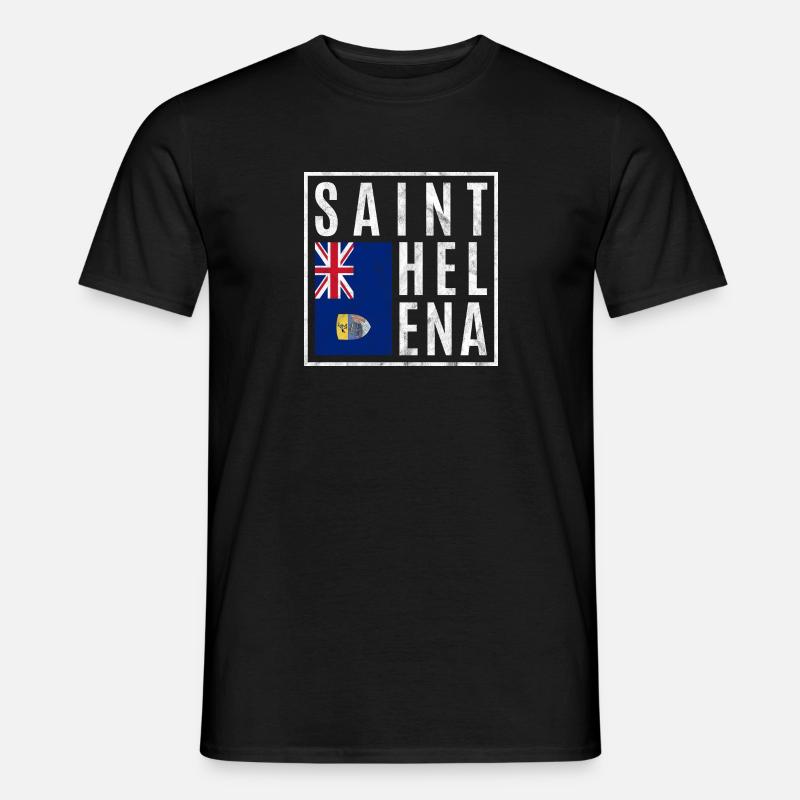 St. Helena - Männer T-Shirt - Schwarz