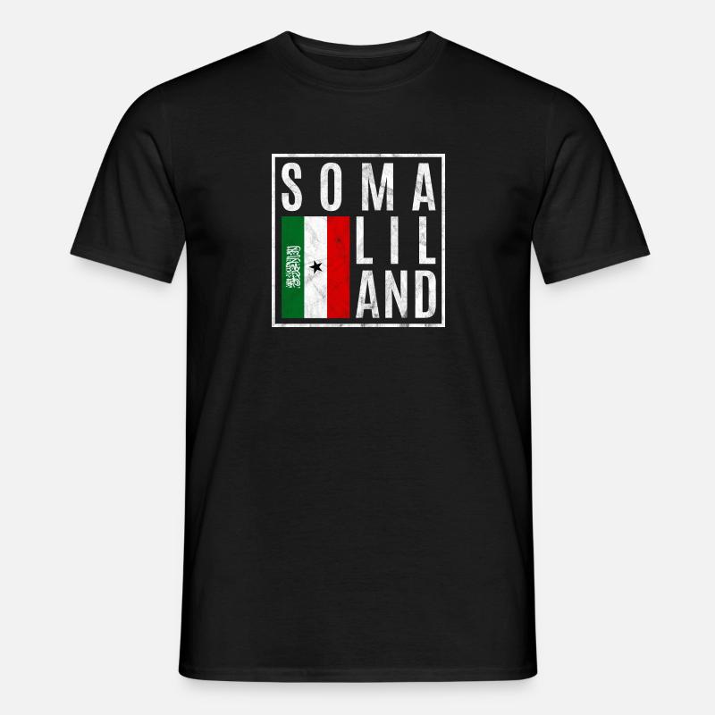 Somaliland - Männer T-Shirt - Schwarz
