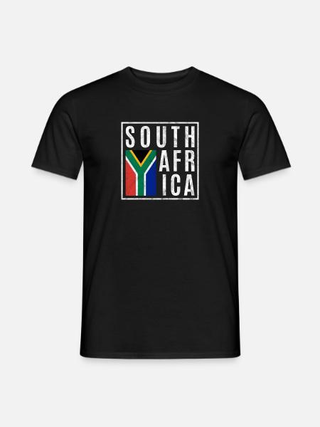 South Africa - Men's T-Shirt - black
